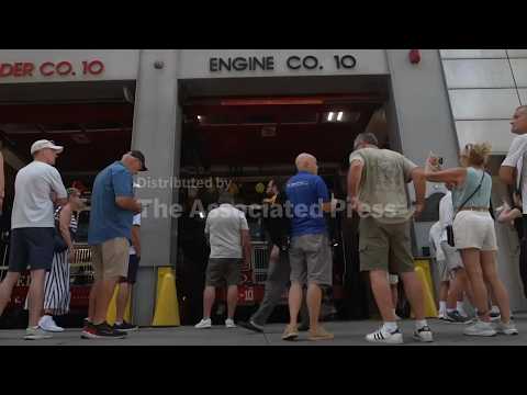 For firefighters at the closest firehouse to ground zero tourists are part of the job