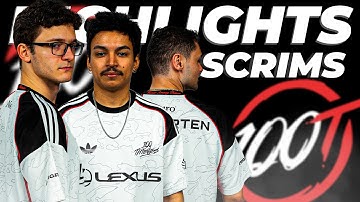 THE NEW META IS CRAZY | 100T SCRIM HIGHLIGHTS