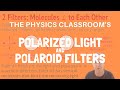 Understanding Polarization and Polaroid Filters