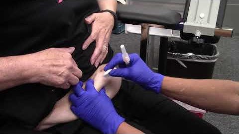 abdominal subcutaneous injection on a pt
