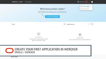 Create your first application in Wercker