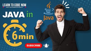 Java Crash Course: Learn the Basics in 6 Minutes | Java Beginner Tutorial 🥂