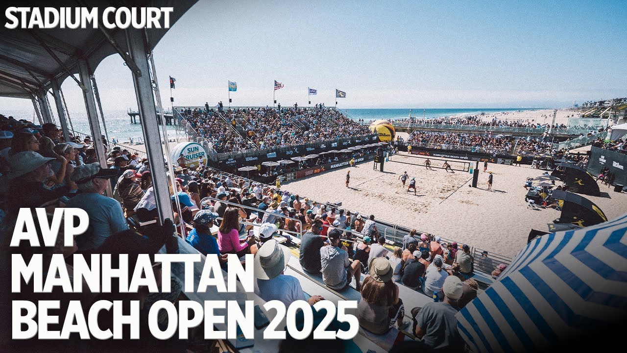 2025 Manhattan Beach Open - Stadium Court | 1 Brasher/Nuss vs 5 Quiggle/Van Gunst