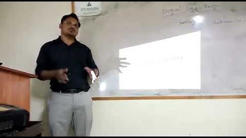 Lecture on Digital Logic Design Course DLD VDL