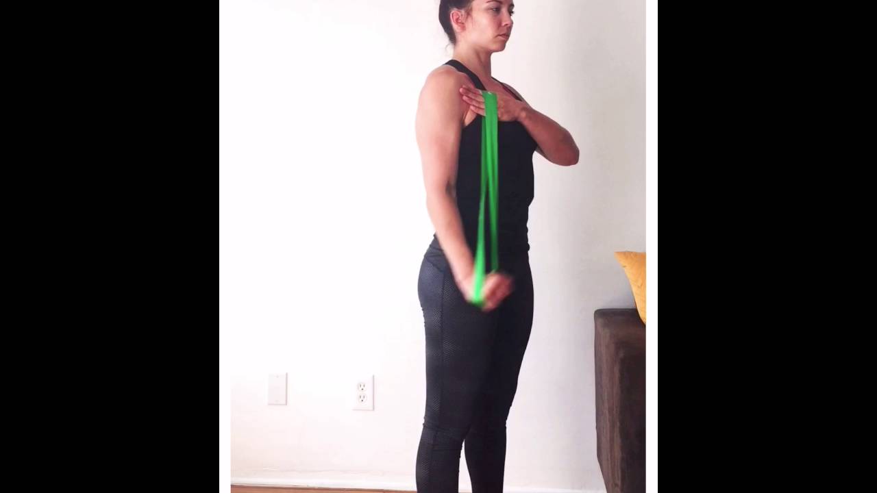 tricep extension with band