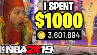 I spent $1000 on NBA 2K19 and got this..