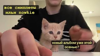 Все Сниппеты Ильи Nowkie Из Его Нового Альбома!