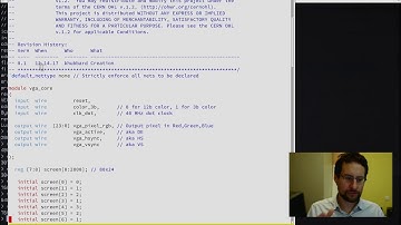 HDMI text mode output in Verilog for FPGA!