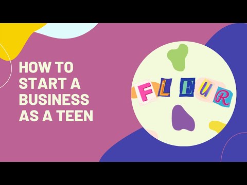 How to start a business as a teen