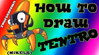 How To Draw Tentro from Mixels ✎ YouCanDrawIt ツ 1080p HD screenshot 2