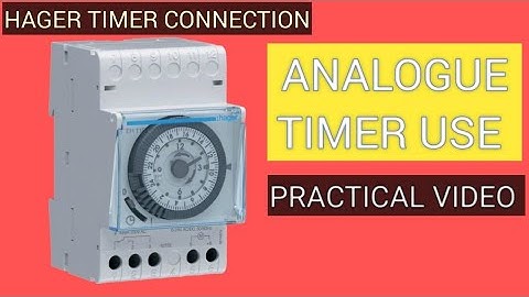 hager timer connection hindi hager timer switch settings analogue timer Used Videos