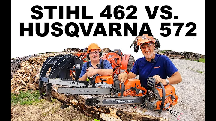 Stihl 462 C-M and Husqvarna 572 XP chainsaw comparison!