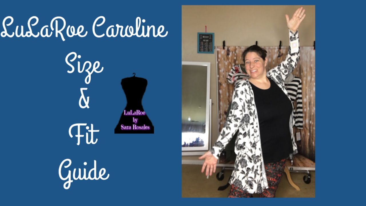 Llr Caroline Size Chart