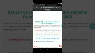 Karnataka diploma results (update now) and result date in 2021.