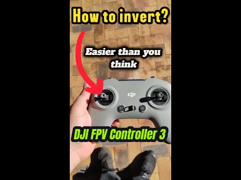 How to invert DJI FPV Controller 3 sticks
