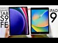 iPad 9th Generation Vs Samsung Galaxy Tab S9 FE In 2024! (Comparison) (Review)