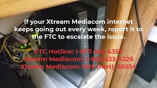 Xtream Mediacom Internet Service Outage July 29, 2026