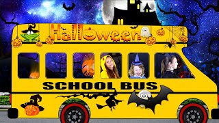 Halloween Song | Wheels on the Bus at School | More Nursery Rhymes for kids by Kids Music Land