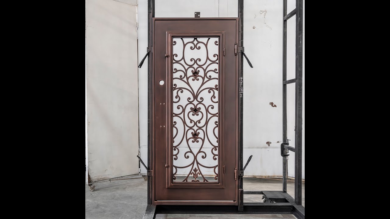 Features Of Riyi Wrought Iron Door YouTube