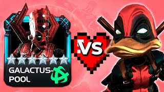GALACTUS POOL | Special Attacks and Moves Gameplay | MCOC | GALAN POOL | Lady Deadpool | Pandapool