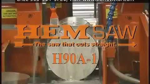 Sierra Victor Machinery: HE&M Horizontal Pivot Bandsaw H90A-1