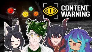 Quatro Vtubers E Muito Conteúdo! | Content Warning Ft. @Eeiris @Biologandy @Newbashira