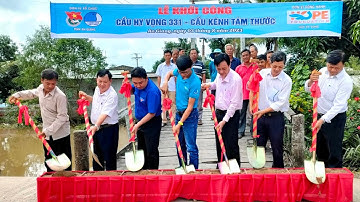 Khởi công xây dựng 3 cây cầu giao thông nông thôn