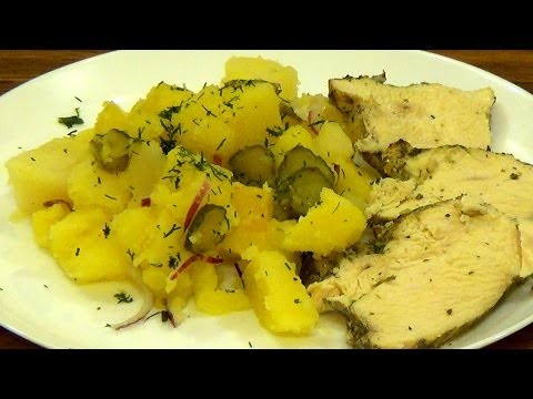 Видео рецепт Картофель и мясо в горшочках