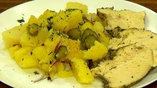 Картофель и мясо, запеченные в горшочках Картофель и мясо, запеченные в горшочках