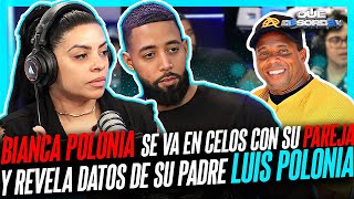 BIANCA POLONIA SE VA EN CELOS CON SU PAREJA EN PLENA ENTREVISTA Y REVELA DATOS DE SU PADRE