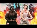 Joe Weller Vs Akinfenwa | GYM CHALLENGE