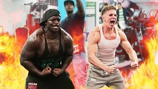 Joe Weller Vs Akinfenwa | GYM CHALLENGE