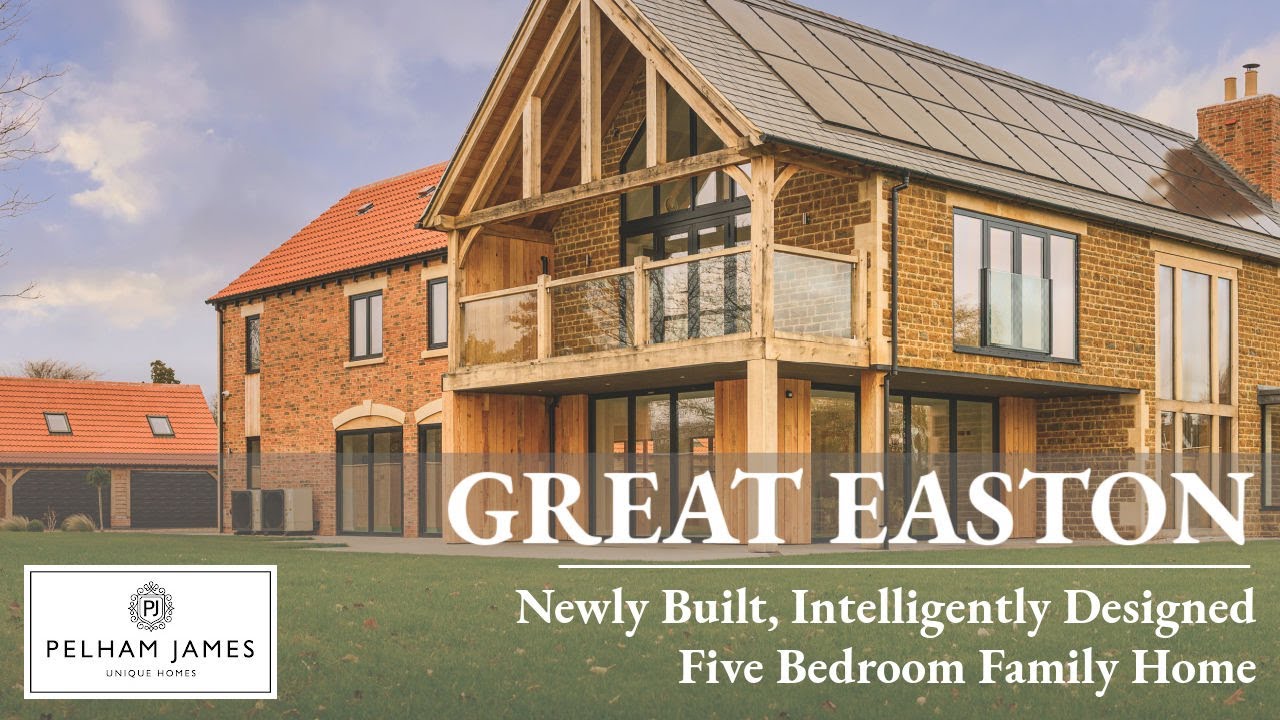 Загляните внутрь этого исключительного, недавно построенного дома - Redwing House, Грейт-Истон.