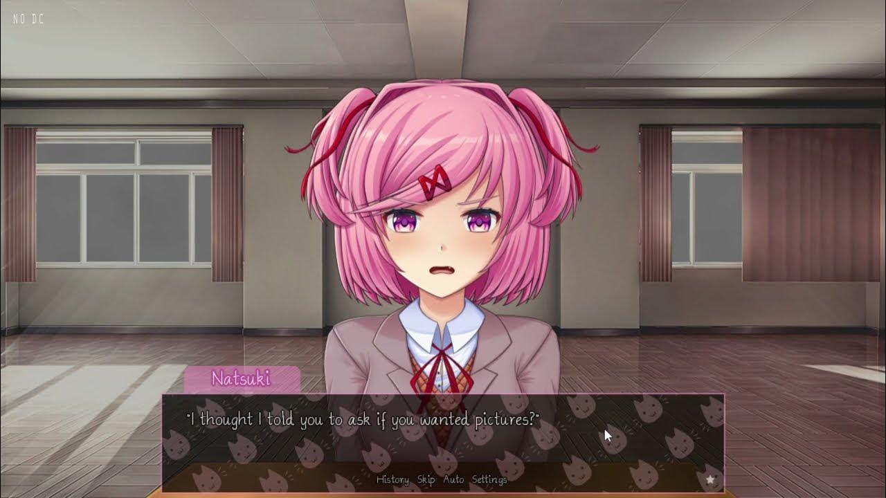 How to Take a Picture of Natsuki in Just Natsuki DDLC Mod YouTube