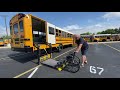 School Bus wheelchair lift and securements