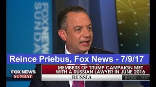 Reince Priebus interview with Fox News Chris Wallace 7/9/17. HD