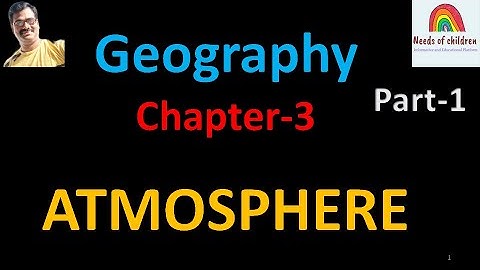 Class - 8 Geography| Chapter-3 ATMOSPHERE (Part-1) | Karnataka Board-English Medium-Social Science.