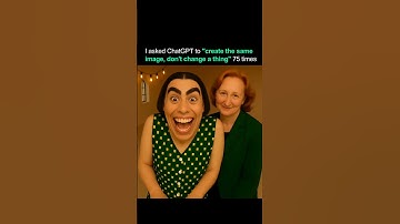 ChatGPT was asked to create the exact replica of this image 75 times, without changing a thing.