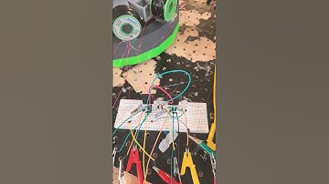 Pulse motor hook up 4 parallel.  2, 20awg, and 2, 30awg  external trigger. #music #papabale