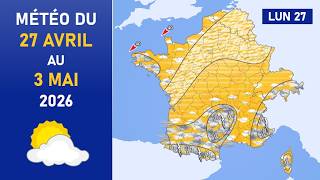 Weather forecast from Monday, April 27th to Sunday, May 3rd, 2026