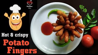 Potato Fingers Recipe | உருளைக்கிழங்கு பிங்கர்ஸ் | Crispy Snacks | Potato Fry Recipe | Crispy Potato