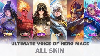 Suara Ultimate English Hero MAGE Semua Skin Mobile Legends