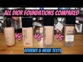 *NEW* DIOR FOREVER MATTE FOUNDATION | COMPARISON, REVIEW & WEAR TESTS