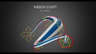 Universal Ribbon Script for maya