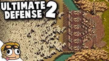 BEST FINAL WAVE DEFENSE vs GIANT HORDE! | They Are Billions Custom Map Gameplay