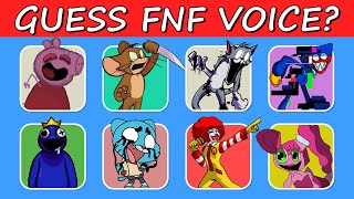 FNF Guess Character by Their VOICE | Guess The Character | FNF VOICE QUIZ