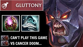 NEW GLUTTONY Doom is Cancer! Delete Ursa Like a Pro 2x Devour  1 Abilities Level Carry All Dota 2