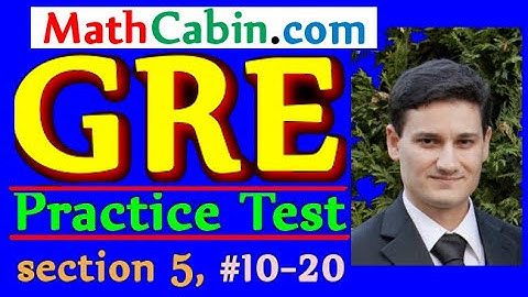 📝 GRE Math walkthrough part 2 ! ! ! ! !
