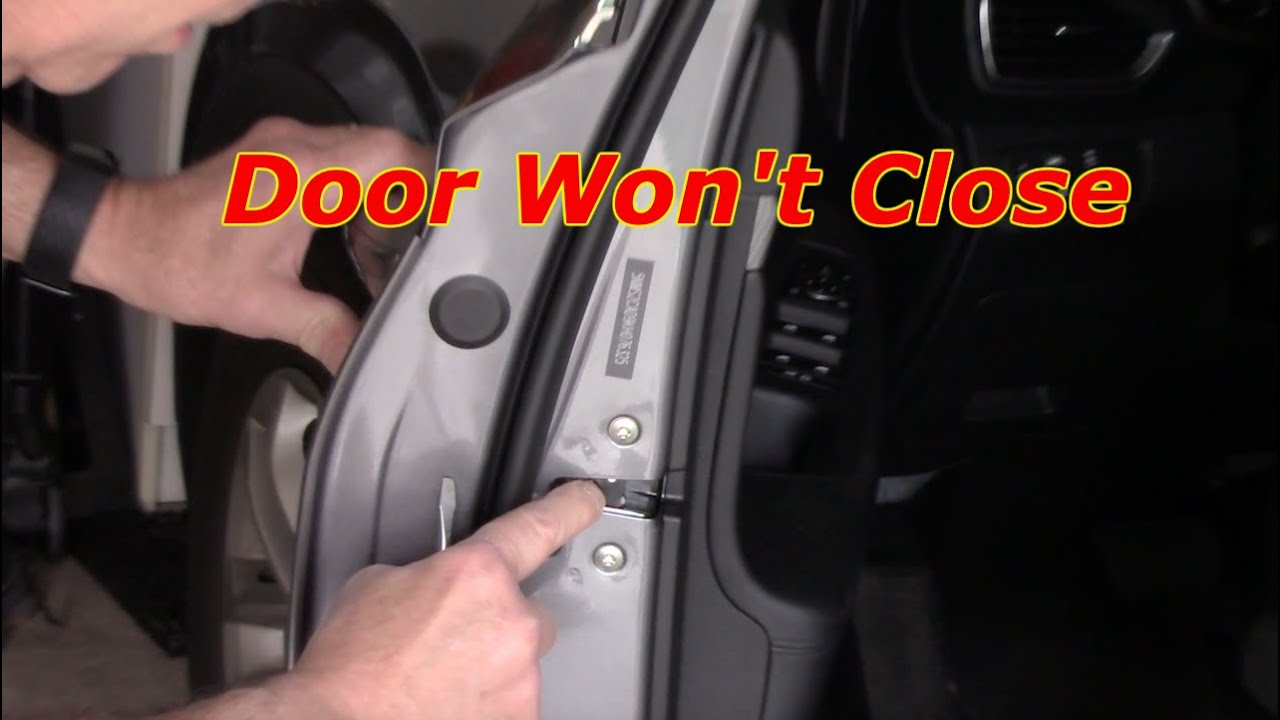 Car Door Won't Close - YouTube