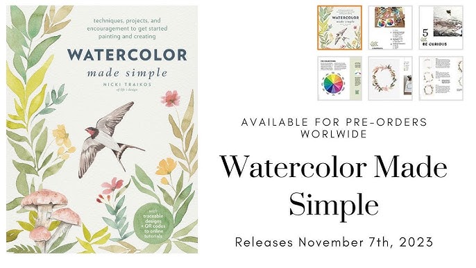 Sketching for Watercolor Painting for Beginners — Nicki Traikos, life i  design